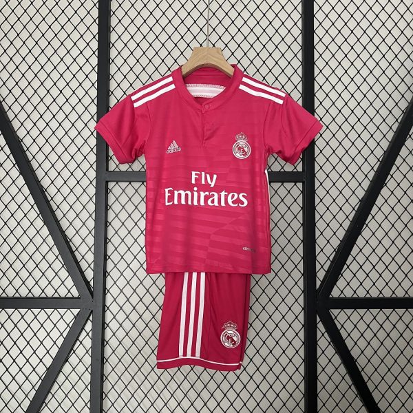 Real Madrid 14-15 Away Retro Kids Kits Vintage Children Sets Football Jersey - Image 2