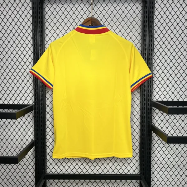 1994 Romania Home Football Retro Jersey - Image 4