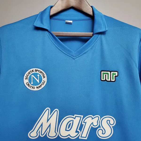 1989/90Napoli Retro Jersey Home - Image 3