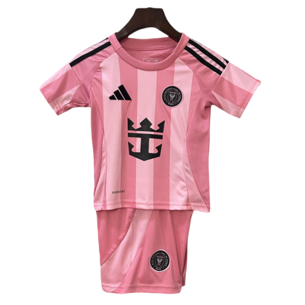 Kids Inter Miami CF Adidas Custom Home Soccer Kits 2025 - Image 2