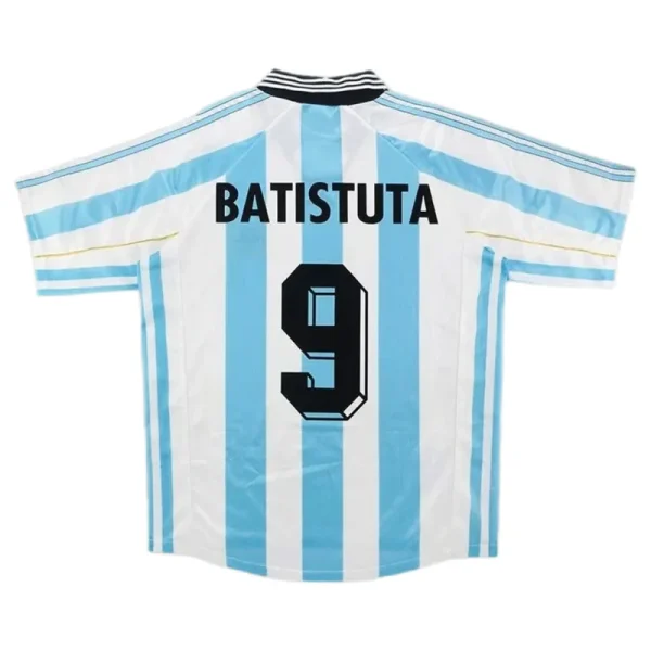 Argentina Retro Jersey Home World Cup 1998 - Image 4
