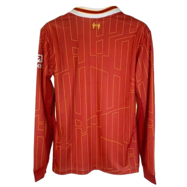 24-25 Liverpool Home Long Sleeve Jersey - Image 2