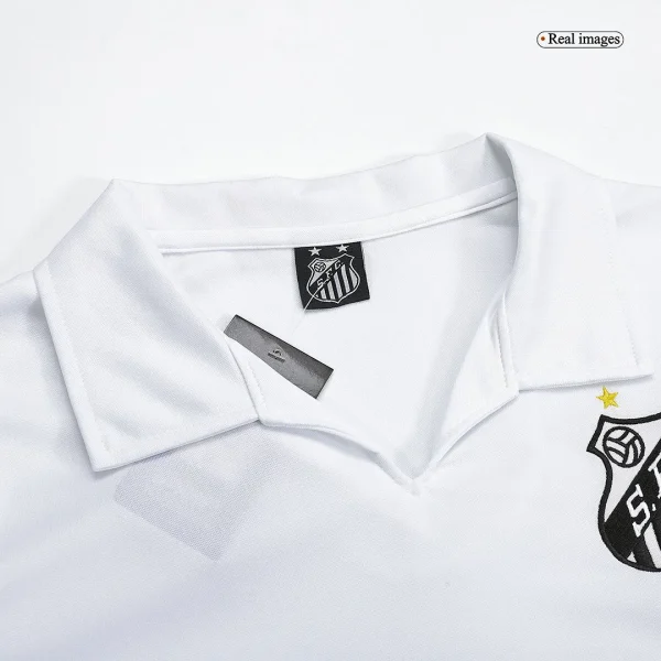 1970 Santos FC PELÉ #10 Retro Jersey Home - Image 4
