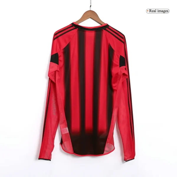 AC Milan Retro Home Long Sleeve Jersey 2004/05 - Image 2