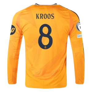24-25 Real Madrid Away Soccer Jersey Long Sleeve