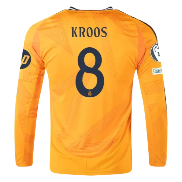 24-25 Real Madrid Away Soccer Jersey Long Sleeve