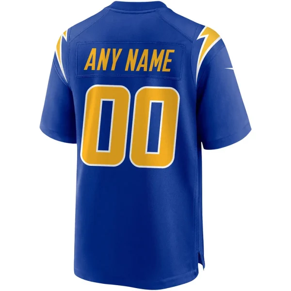 Men's Los Angeles Chargers Nike Royal Alternate Custom Game Jersey - Image 2