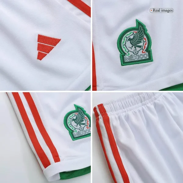 Mexico Kids World Cup 2022 Jersey Home Kit (Jersey+Short) - Image 7