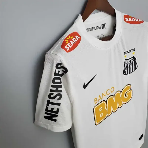 2011-12 Santos FC Retro #11 NEYMAR JR Jersey Home - Image 10