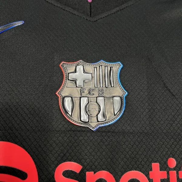 24-25 Barcelona Away Soccer Kids Jersey+Shorts - Image 5
