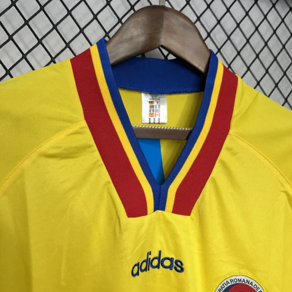 1994 Romania Home Football Retro Jersey - Image 6