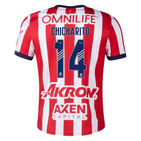 2024-25 Chivas Home CHICHARITO #14 C.COWELL #16 Soccer Jersey - Image 3