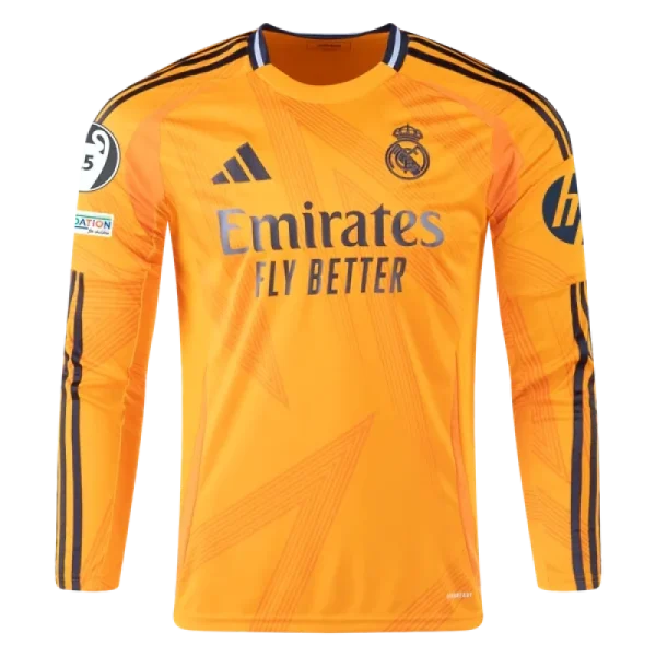24-25 Real Madrid Away Soccer Jersey Long Sleeve - Image 2
