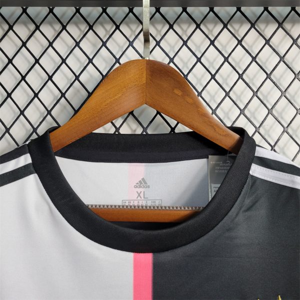 2019-20 Juventus Home Retro Soccer Jersey Adidas Ronaldo #7 - Image 4