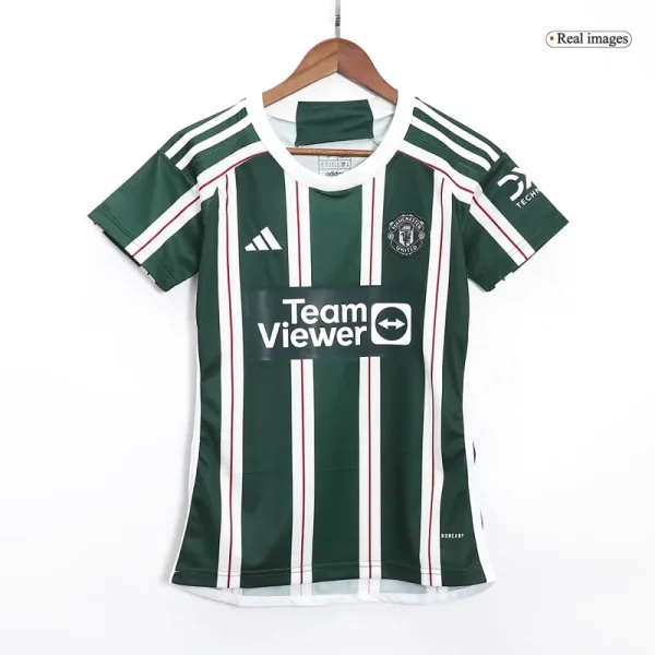 23-24 Women's Manchester United Away Jersey - Image 3