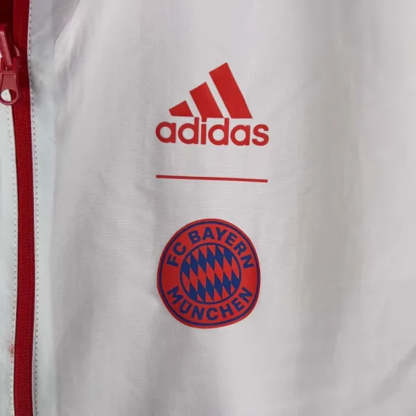2023-2024 Bayern Munich Reversible Windbreaker （Red-white）Soccer Jersey 1:1 Thai Quality - Image 10