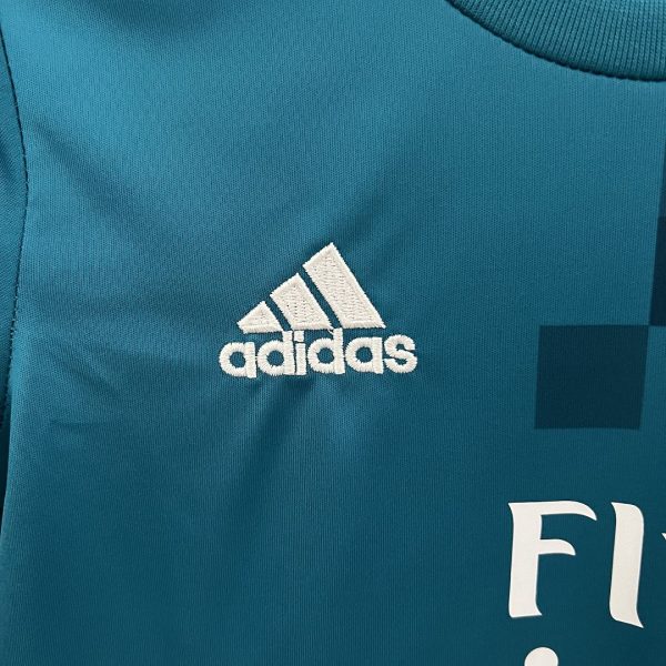 Real Madrid 17-18 Third Away Retro Kids Kit Soccer Jersey - Image 5