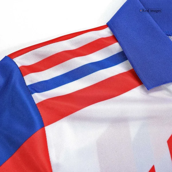 1990 France Retro Jersey Home World Cup - Image 5