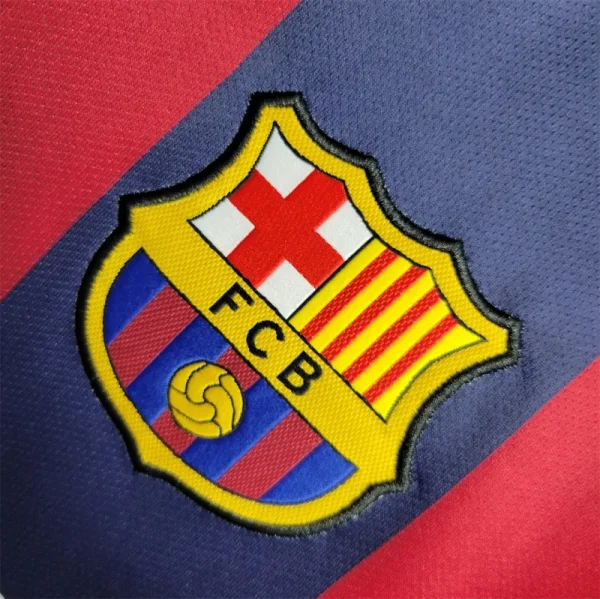 14-15 Barcelona Messi #10 Neymar Jr #11 Retro Jersey Home - Imagen 5