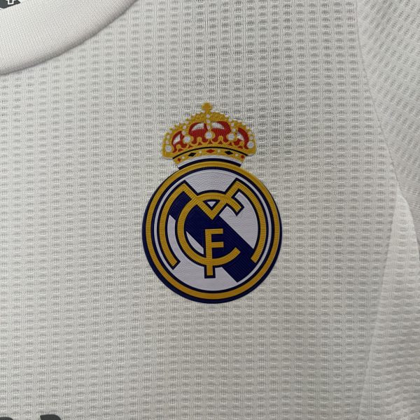 Real Madrid 15-16 Home Retro Kids Kits Children Sets Football Jersey - Image 5