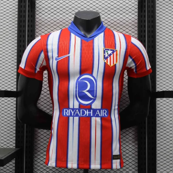 24-25 Atletico Madrid Home Soccer Jersey Player Edition - Image 8