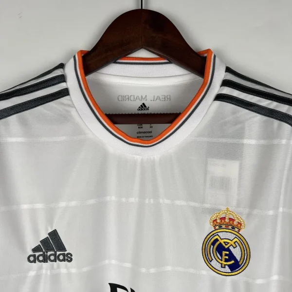 2013/14 Real Madrid Retro Jersey Home Long Sleeve - Image 3