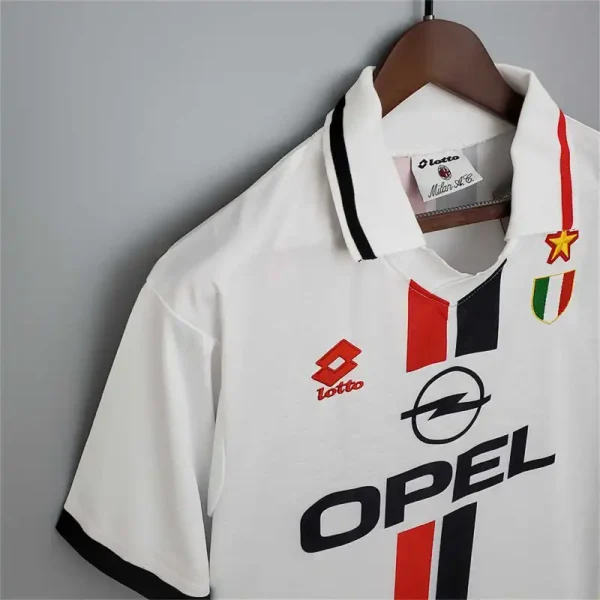 AC Milan BAGGIO #18 Retro Jersey Away 1996/97 - Image 3