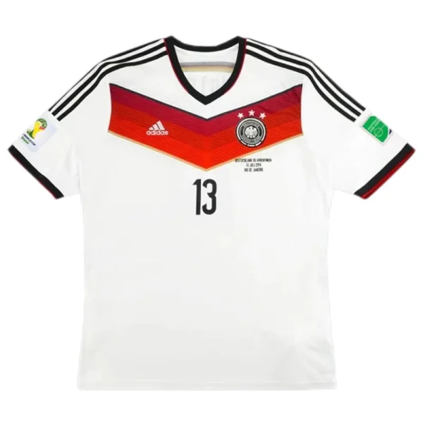 2014 Germany 4 Star Retro Jersey Home World Cup - Image 3