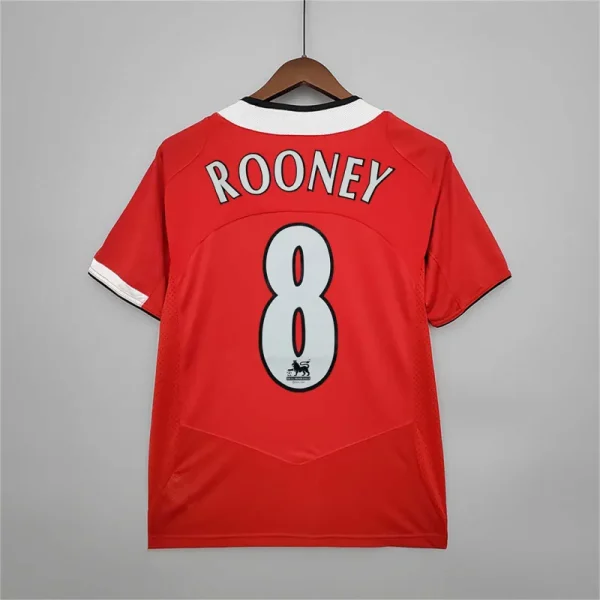 2005/06 Manchester United Retro Jersey Home - Image 8