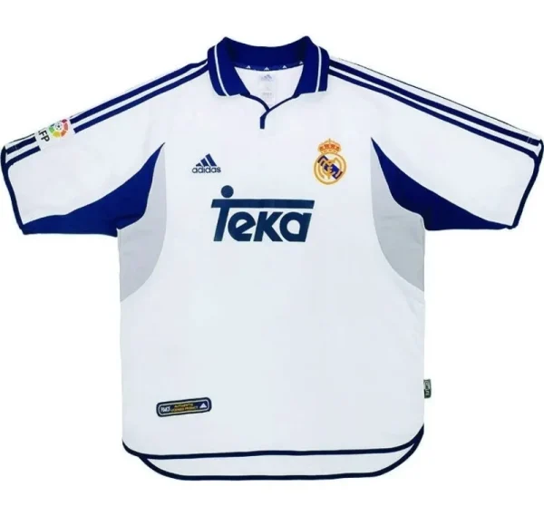 Real Madrid Retro Jersey Home Shirt 2000-01
