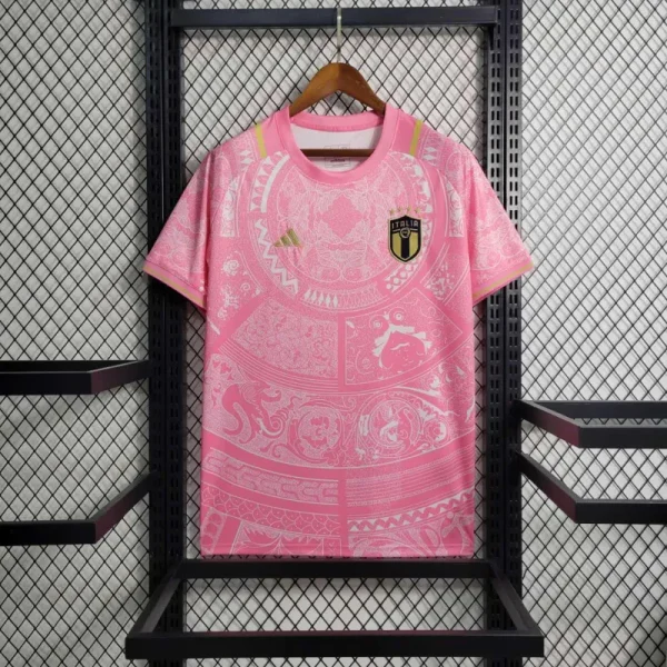 2024 Italy Special Edition Home Jersey Pink - Image 3