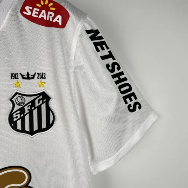 2012-13 Santos FC Home Retro Jersey - Image 4