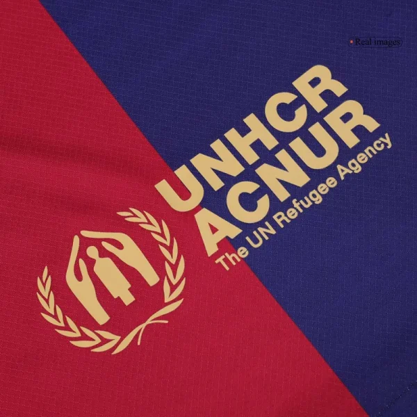 24-25 Barcelona Home Long Sleeve Jersey - Image 8