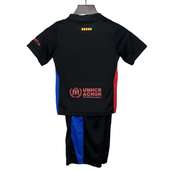 Kids Barcelona X Travis Scott Away Soccer Kits 25-26 - Image 2