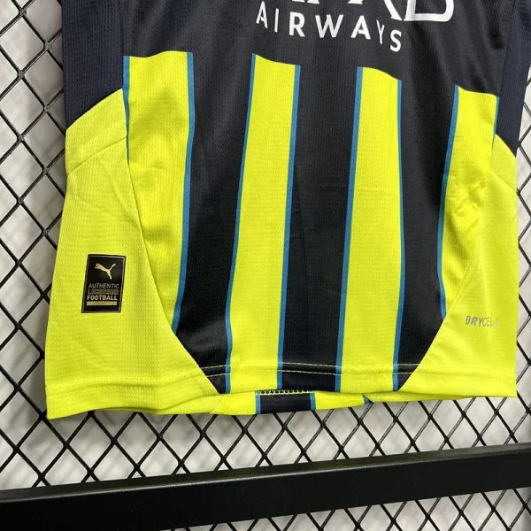 24-25 Manchester City Away Kids Kit Jersey+Shorts - Image 6