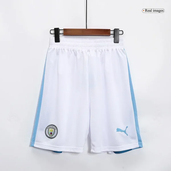 2023/24 Manchester City Home Whole Kit(Jersey+Shorts+Socks) - Image 7