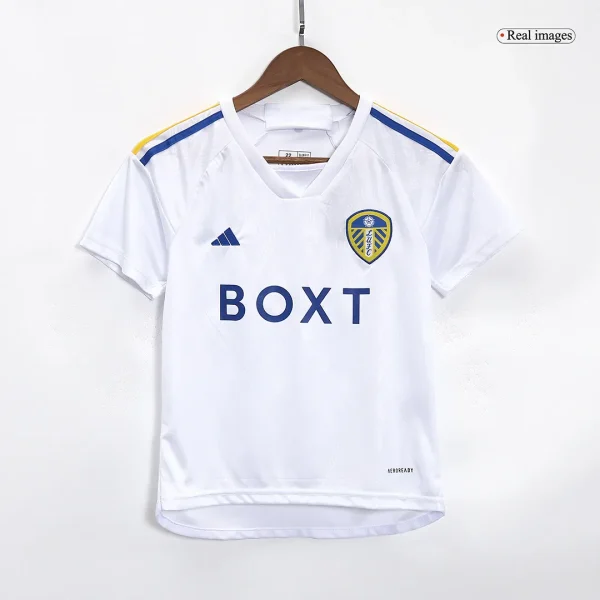 Kids Leeds United Home Kit Jersey+Shorts 2023/24 - Image 2