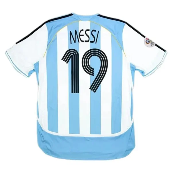 Argentina Retro Jersey Home World Cup 2006 - Image 5