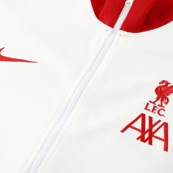 24-25 Liverpool Anthem Jacket White - Image 4