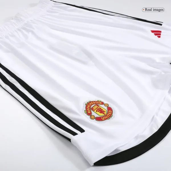 23-24 Manchester United Home Kit Jersey+Short - Image 8