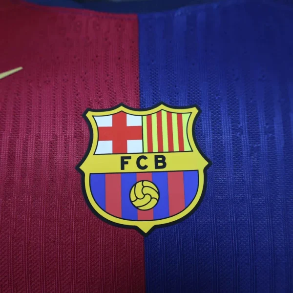 24-25 Barcelona Home Player Version Long sleeve Soccer Jersey - Image 5