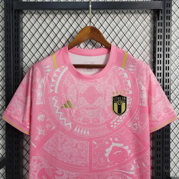 2024 Italy Special Edition Home Jersey Pink - Image 6