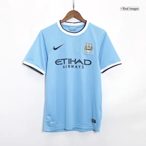 2011/12 Manchester City Retro Home Jersey - Image 3