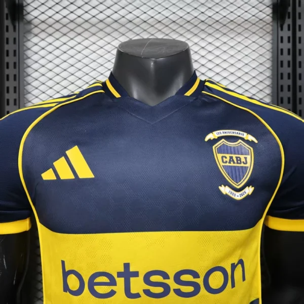 2025/26 Boca Home Player Football Jersey - Image 3