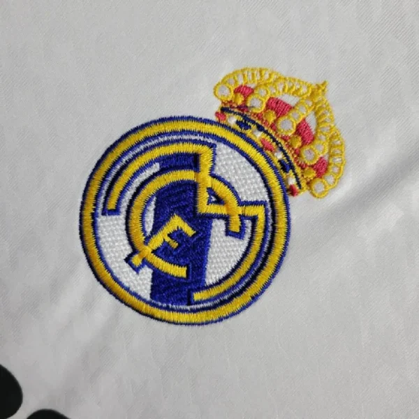 24-25 Real Madrid Home Long Sleeve Replica Jersey - Image 5