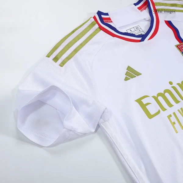 Olympique Lyonnais Home Kit Jersey+Shorts 2023/24 - Image 4