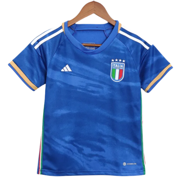 Kids Italy Home Jersey Kit Replica 2023 - Image 4