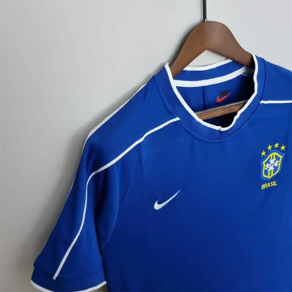 Brazil Retro Jersey Away World Cup 1998 - Image 8