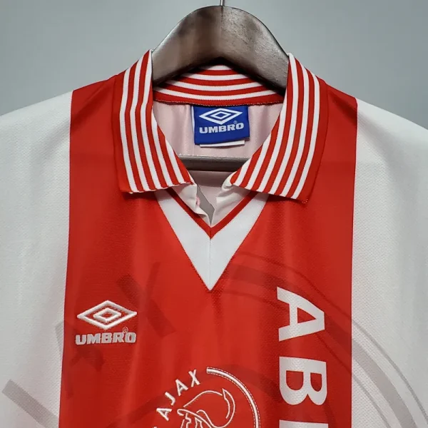 Ajax 1995/96 Retro Jersey Home - Image 3
