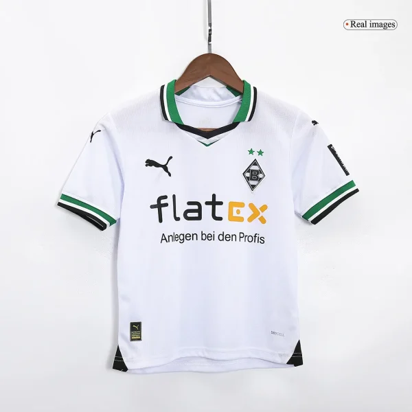 23-24 Kids Borussia Mönchengladbach Home Kit Shirt+Short - Image 4